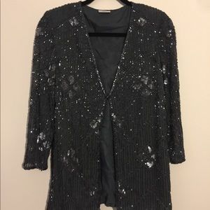 Fully Beaded Evening Jacket
